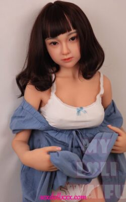 Длинноволосая юная кукла с силиконовой головкой - Domenica
