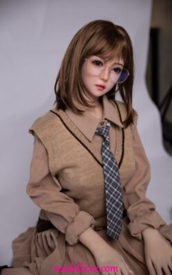 Small Breast Silicone Head Sex Doll - Leoline