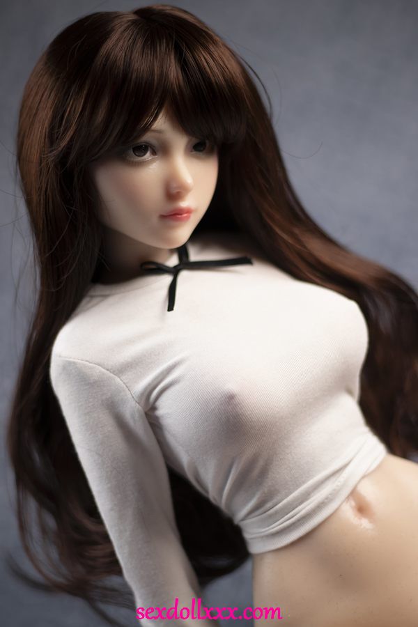 Sit Back Girl Silicone Sex Love Doll - Leontine