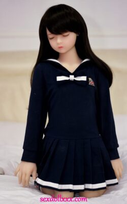 100cm Closed Eyes Flat Sex Doll - Sabine