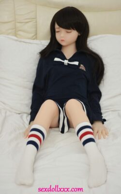 100cm Closed Eyes Flat Sex Doll - Sabine