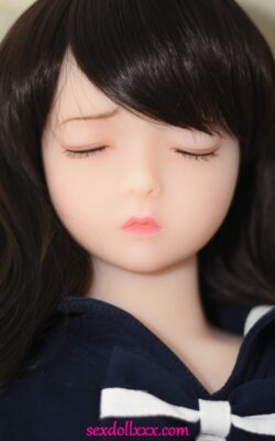 100cm Closed Eyes Flat Sex Doll - Sabine