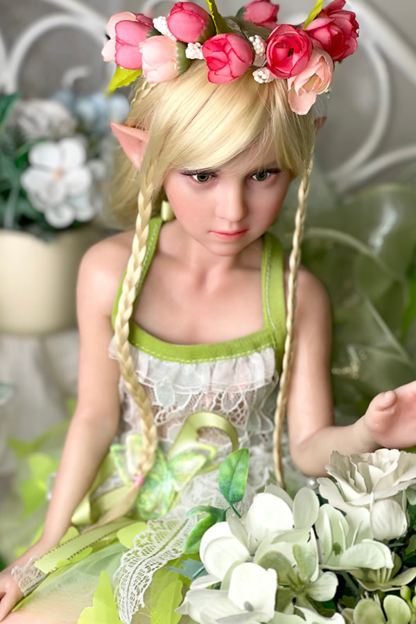 60 cm Elf Anime silikoninė mažytė lėlė - Astra